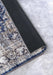 Freundin Home asya 106039 dark blue cream Blue Living Room  Rug.