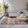 Freundin Home asya 106040 red blue Red Living Room  Rug.