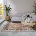 Freundin Home asya 106041 copper blue Orange Living Room  Rug.