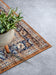 Freundin Home asya 106041 copper blue Orange Living Room  Rug.