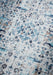 Elle Decoration imagination v2 hans 106042 cream blue Blue, Ivory Living Room Geometric Rug.