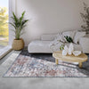 Freundin Home asya 106046 blue copper Blue Living Room  Rug.