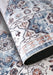 Freundin Home asya 106046 blue copper Blue Living Room  Rug.
