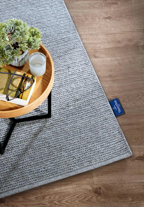 Villeroy and Boch kollektion 1748 106050 silver Grey Living Room Wool Rug.