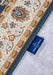 Villeroy and Boch kollektion 1767 106055 blue cream Blue, Ivory, Cream Living Room  Rug.