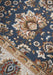 Villeroy and Boch kollektion 1767 106055 blue cream Blue, Ivory, Cream Living Room  Rug.