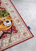 Villeroy and Boch kollektion 1767 106057 red cream Ivory, Red, Cream Living Room  Rug.