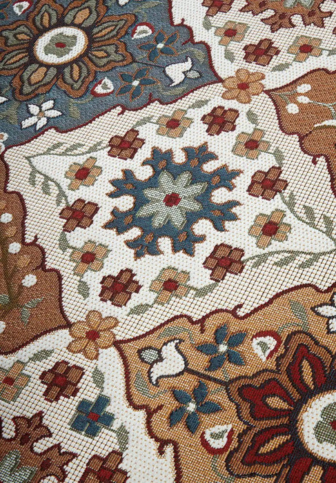 Villeroy and Boch kollektion 1767 106058 cream multicolor Multicoloured Living Room  Rug.