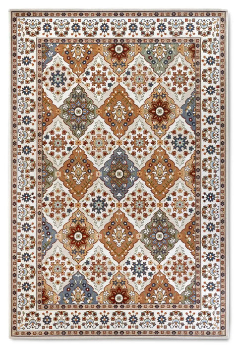 Villeroy and Boch kollektion 1767 106058 cream multicolor Multicoloured Living Room  Rug.