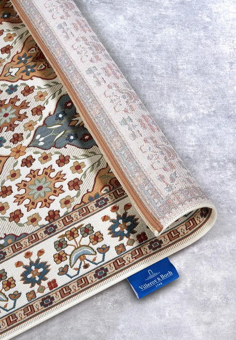 Villeroy and Boch kollektion 1767 106058 cream multicolor Multicoloured Living Room  Rug.