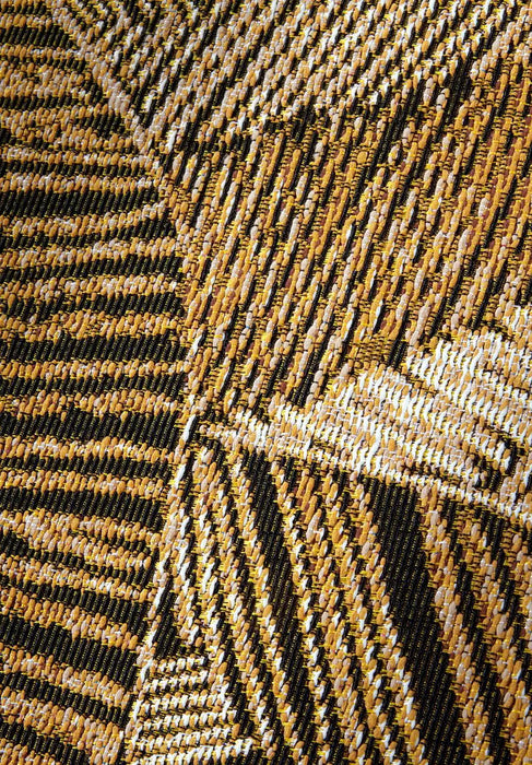 Villeroy and Boch kollektion 1767 106059 gold black Yellow Living Room  Rug.