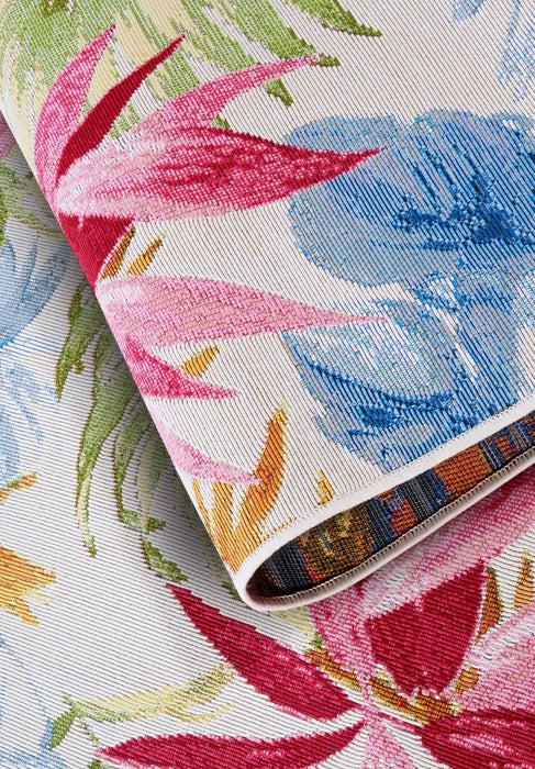 Villeroy and Boch kollektion 1767 106060 cream multicolor Multicoloured, Cream Living Room  Rug.