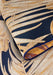 Villeroy and Boch kollektion 1767 106061 dark blue gold Blue, Yellow Living Room  Rug.
