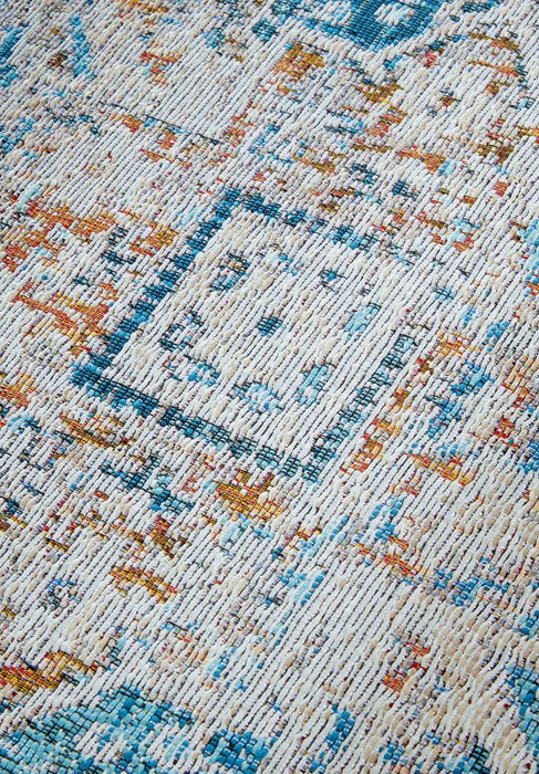 Villeroy and Boch kollektion 1767 106064 cream blue Blue, Cream Living Room  Rug.