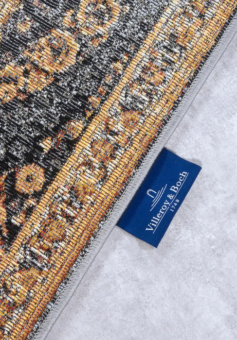 Villeroy and Boch kollektion 1767 106065 anthracite gold Grey, Yellow Living Room  Rug.