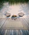 Villeroy and Boch kollektion 1836 indoors or outdoors 106076 natural brown Brown, Beige Living Room Flat Weave Rug.