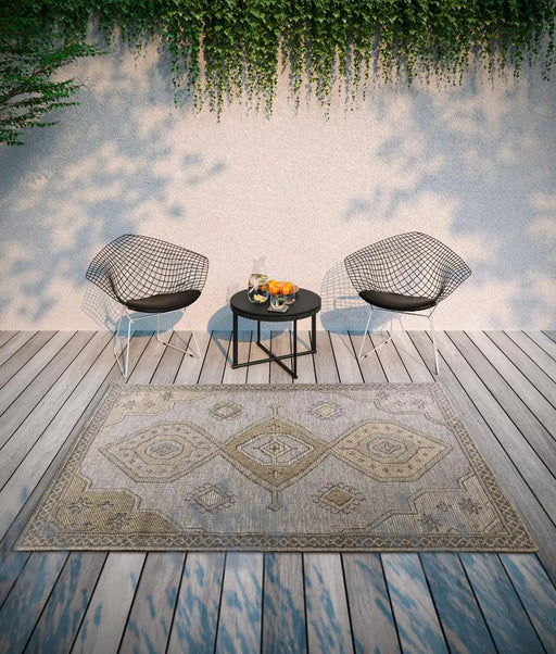 Villeroy and Boch kollektion 1836 indoors or outdoors 106079 natural brown Brown, Beige Living Room Flat Weave Rug.