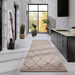 Elle Decoration elle gallery 106081 beige Beige Living Room Geometric Rug.