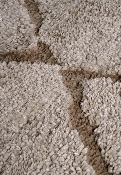 Elle Decoration elle gallery 106081 beige Beige Living Room Geometric Rug.