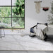 Elle Decoration elle gallery 106083 cream white Ivory Living Room Geometric Rug.