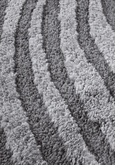 Elle Decoration elle gallery 106085 light grey Grey Living Room Geometric Rug.