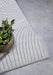 Elle Decoration elle gallery 106086 cream white Ivory Living Room Geometric Rug.