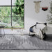 Elle Decoration elle gallery 106088 light grey Grey Living Room Geometric Rug.