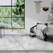 Elle Decoration elle gallery 106089 cream white Ivory Living Room Geometric Rug.