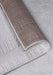 Elle Decoration elle gallery 106089 cream white Ivory Living Room Geometric Rug.