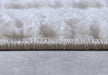 Elle Decoration elle gallery 106089 cream white Ivory Living Room Geometric Rug.