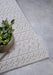 Elle Decoration elle gallery 106095 cream white Ivory Living Room Geometric Rug.