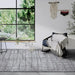Elle Decoration elle gallery 106097 light grey Grey Living Room Geometric Rug.