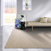 Villeroy and Boch 1843 106100 natural beige Beige Living Room Wool Rug.