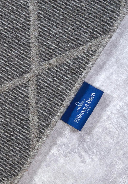 Villeroy and Boch 1843 106105 natural grey brown Grey Living Room Wool Rug.