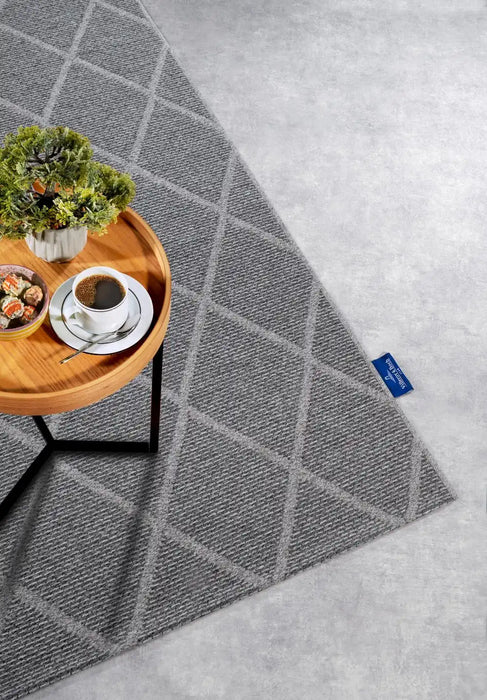 Villeroy and Boch 1843 106105 natural grey brown Grey Living Room Wool Rug.