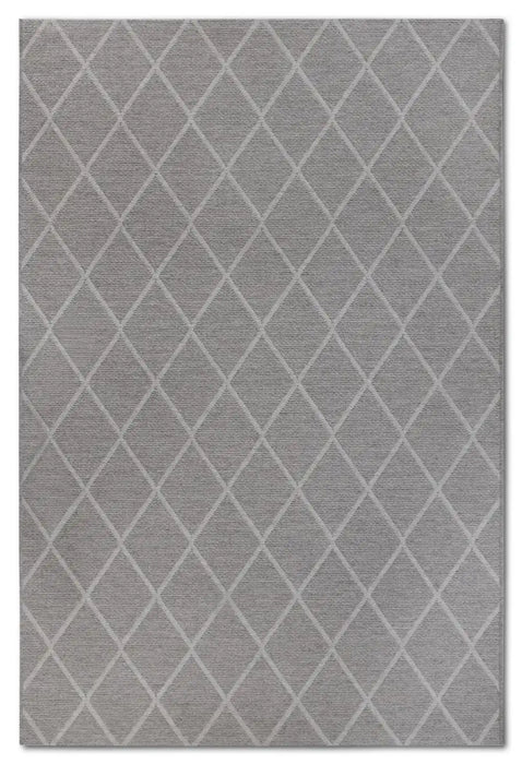 Villeroy and Boch 1843 106106 Grey Living Room Wool Rug.