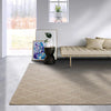 Villeroy and Boch 1843 106107 natural beige Beige Living Room Wool Rug.