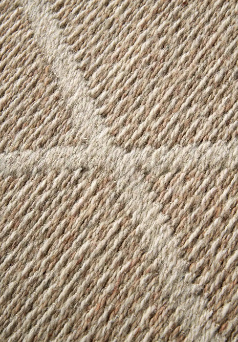 Villeroy and Boch 1843 106107 natural beige Beige Living Room Wool Rug.