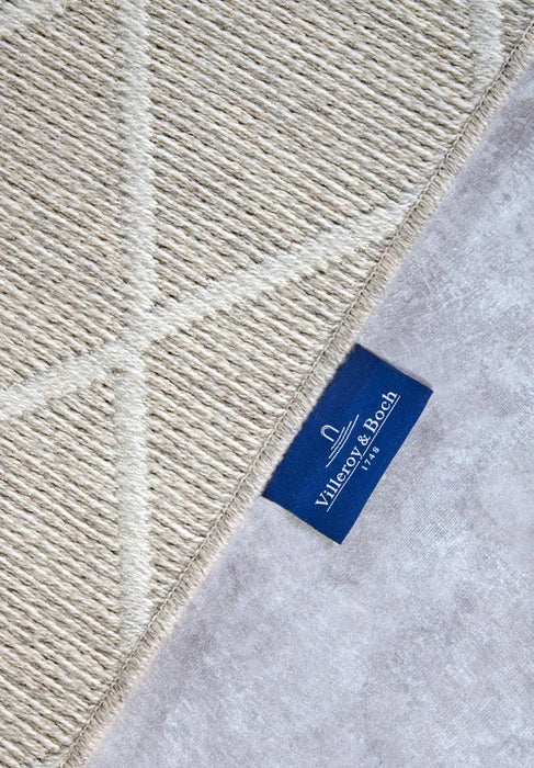 Villeroy and Boch 1843 106108 natural cream Ivory Living Room Wool Rug.