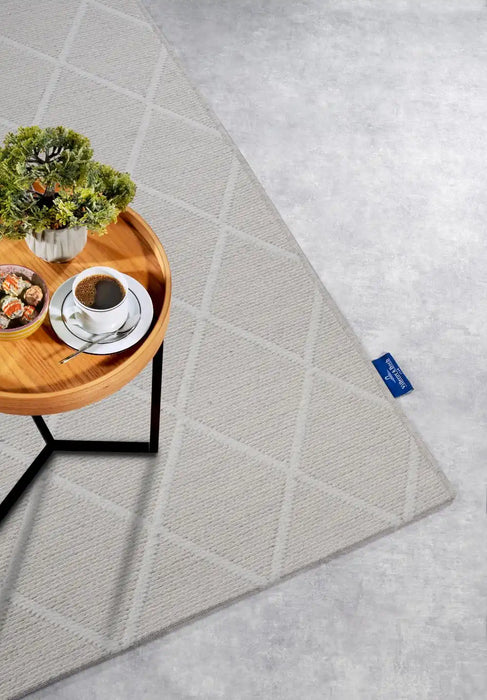 Villeroy and Boch 1843 106108 natural cream Ivory Living Room Wool Rug.