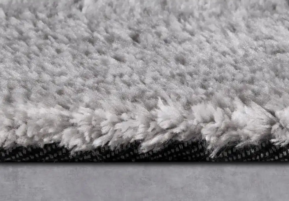 Hanse Home myk 106113 light grey Grey Living Room Shaggy Rug.