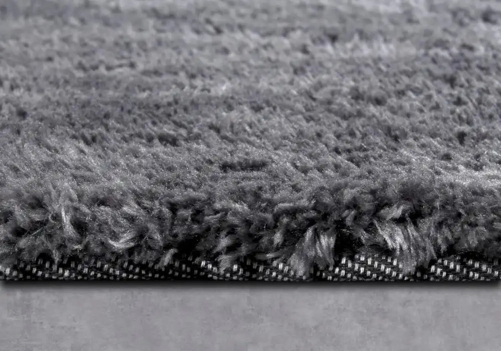 Hanse Home myk 106114 dark grey Grey Living Room Shaggy Rug.