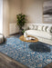 Villeroy and Boch kollektion 1869 106119 blue cream Blue, Cream Living Room  Rug.