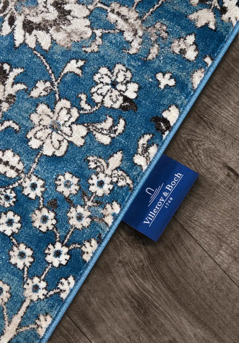 Villeroy and Boch kollektion 1869 106119 blue cream Blue, Cream Living Room  Rug.