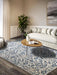 Villeroy and Boch kollektion 1869 106120 cream blue Blue, Cream Living Room  Rug.