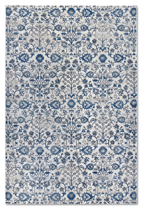 Villeroy and Boch kollektion 1869 106120 cream blue Blue, Cream Living Room  Rug.