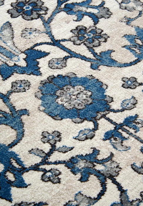 Villeroy and Boch kollektion 1869 106120 cream blue Blue, Cream Living Room  Rug.