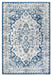 Villeroy and Boch kollektion 1869 106122 cream blue Blue, Cream Living Room  Rug.