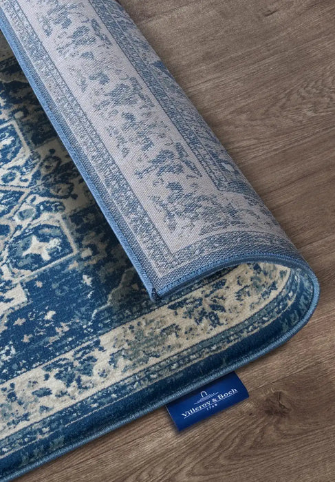 Villeroy and Boch kollektion 1869 106123 blue cream Blue, Cream Living Room  Rug.