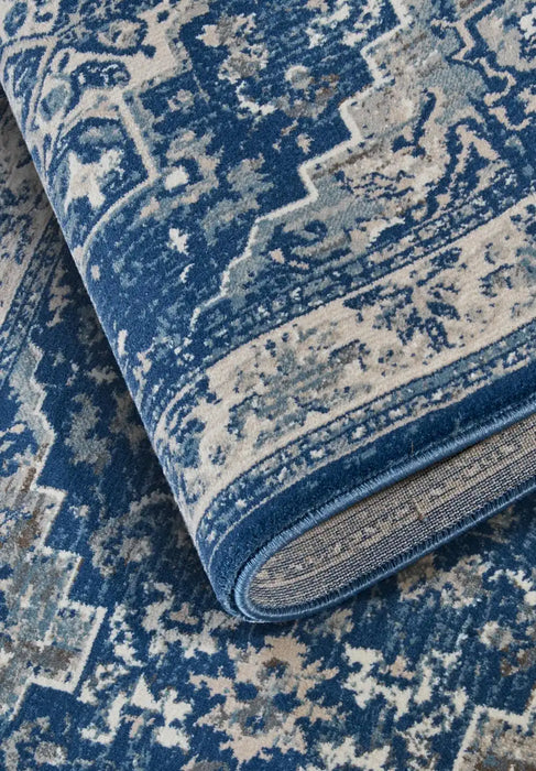 Villeroy and Boch kollektion 1869 106123 blue cream Blue, Cream Living Room  Rug.